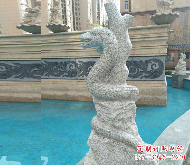合肥小区十二生肖雕塑动物石雕