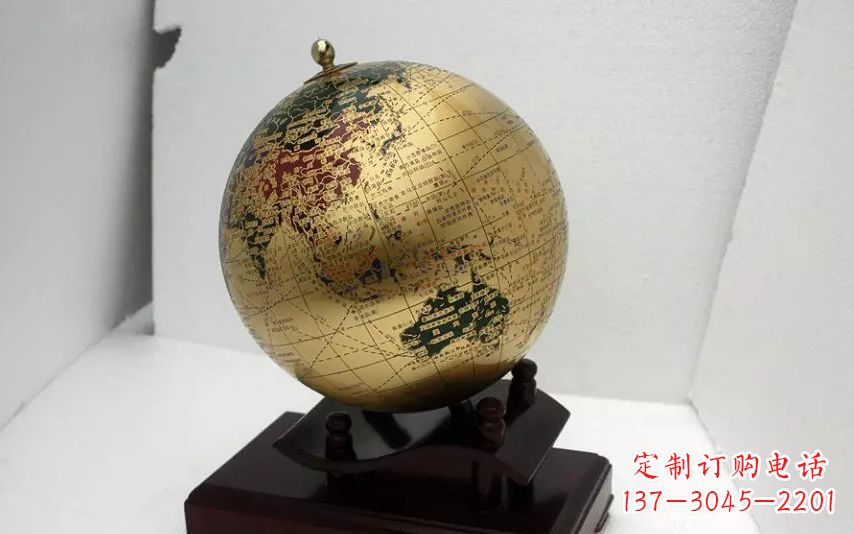 合肥校园不锈钢地球仪雕塑 (3)