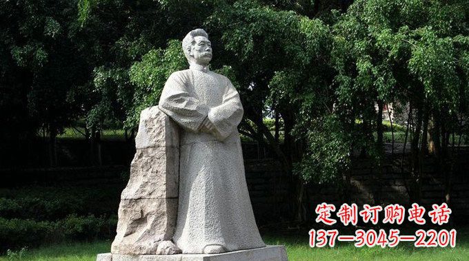 合肥校园大理石鲁迅雕塑