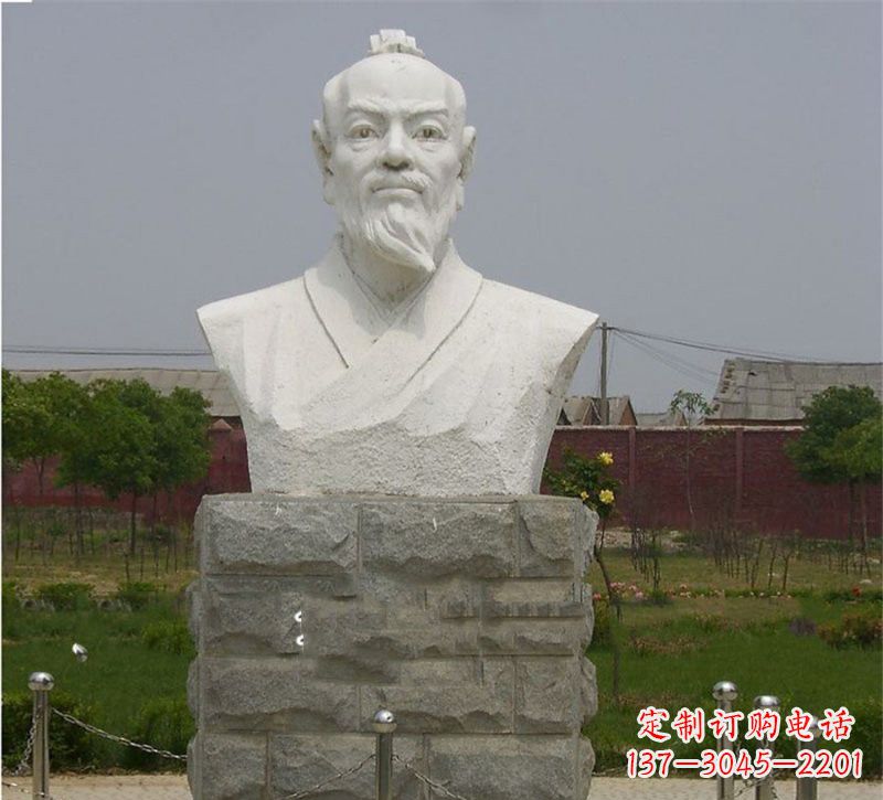 合肥校园大理石张衡雕塑