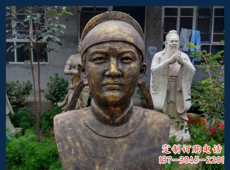 合肥校园古代名人毕昇铜雕