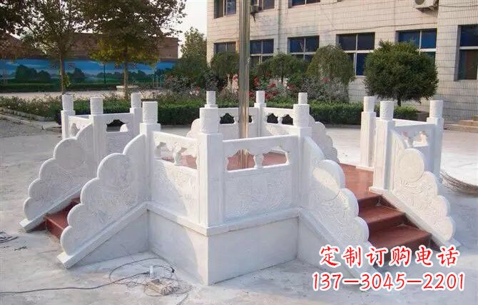 合肥校园汉白玉升旗台