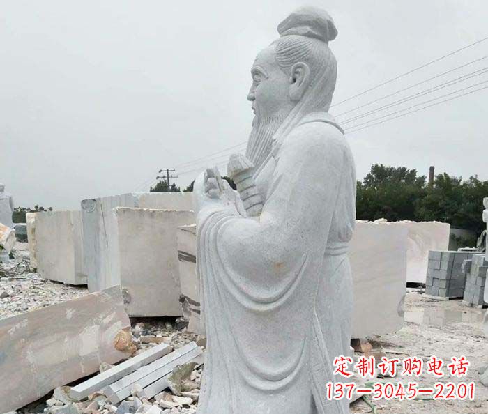 合肥校园景观孔子石雕
