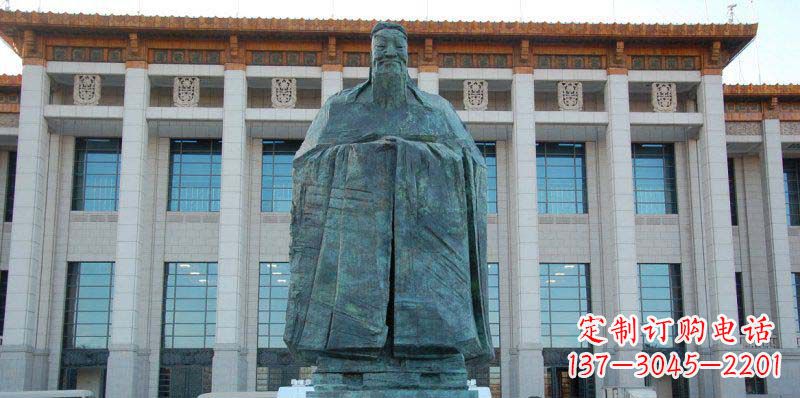 合肥校园孔子景观铜雕