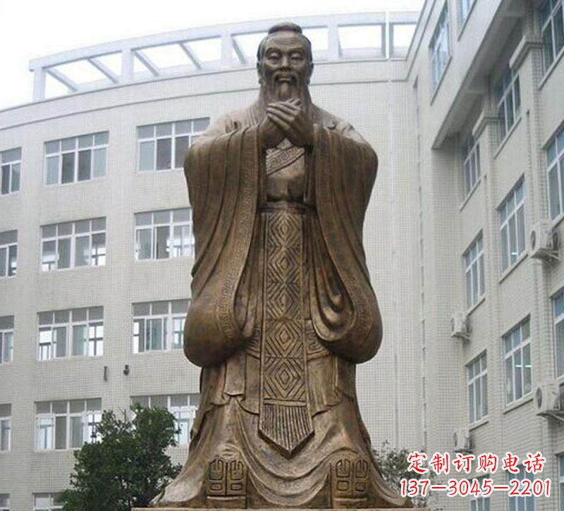 合肥校园孔子铜雕222