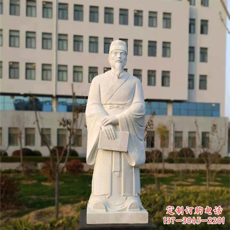 合肥校园名人汉白玉雕塑医院医学院古代著名人物雕像