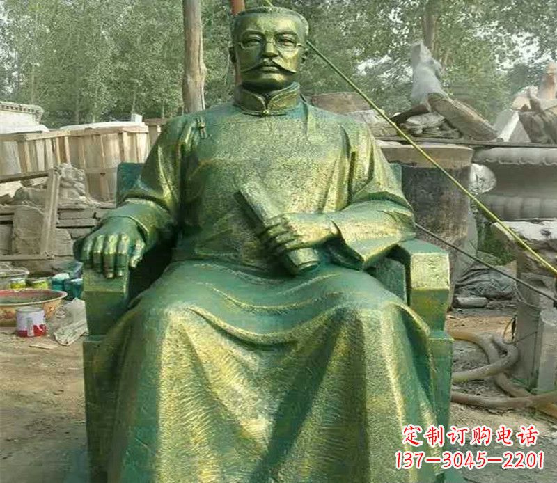 合肥校园名人李大钊铜雕