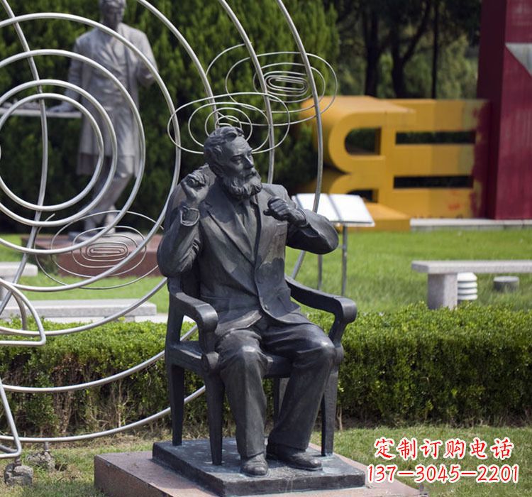 合肥校园名人诺贝尔铜雕