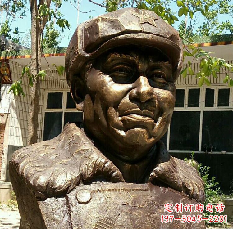 合肥校园名人朱德胸像铜雕