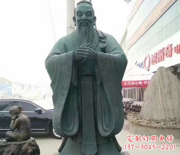 合肥校园人物孔子行教像
