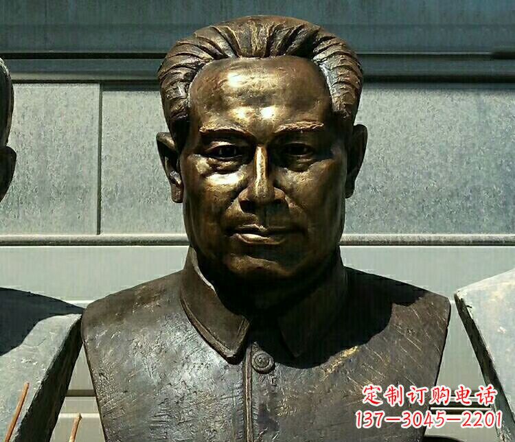 合肥校园周恩来胸像铜雕