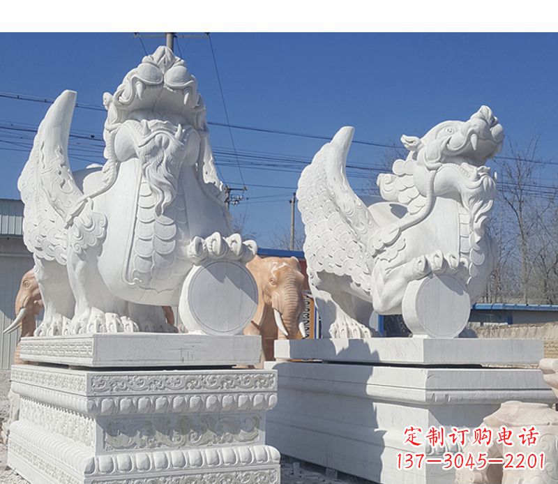 合肥獬豸法院门口神兽石雕