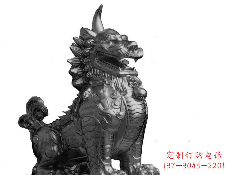 合肥獬豸法院景观铜雕