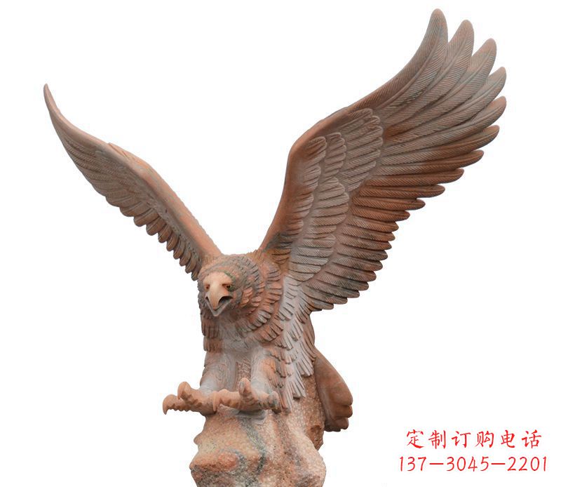 合肥雄鹰展翅石雕