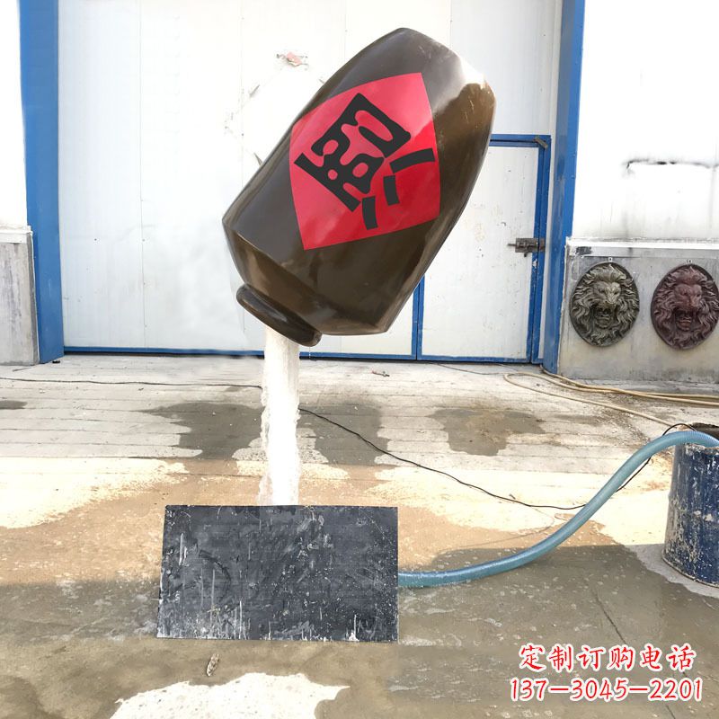 合肥悬空酒壶流水喷泉