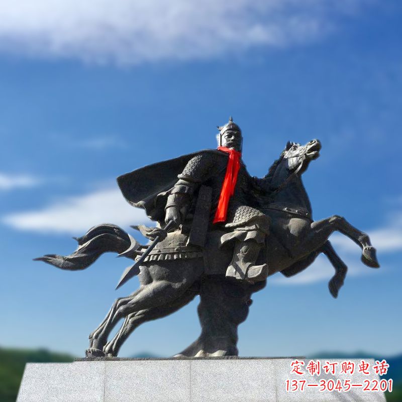 合肥薛仁贵西征雕塑-唐初著名将领中国历史名人雕像