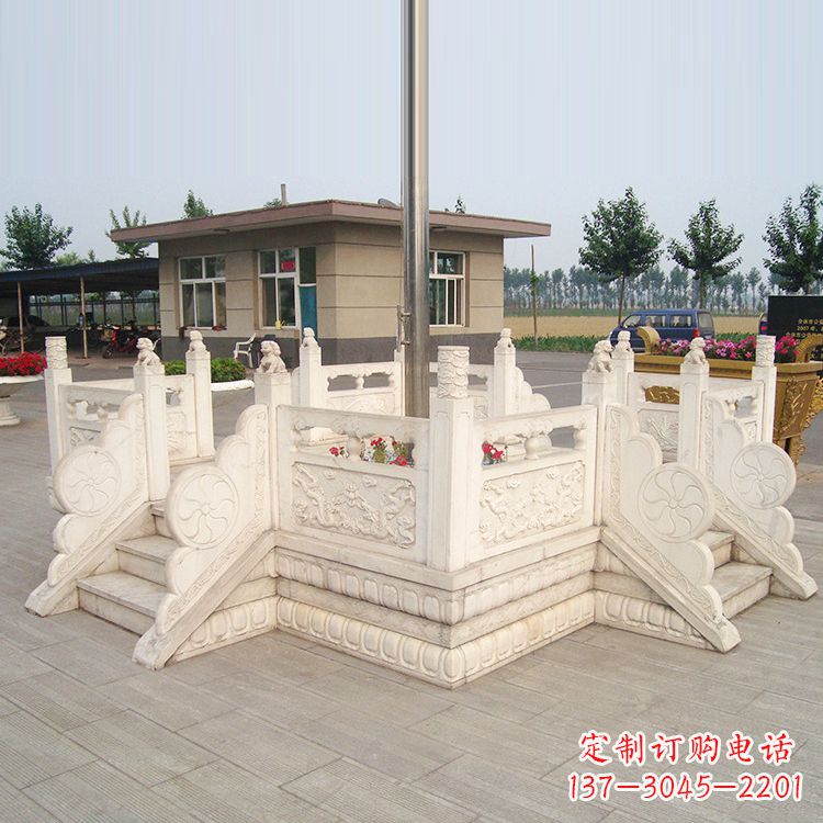 合肥学校校园芝麻白广场升旗台