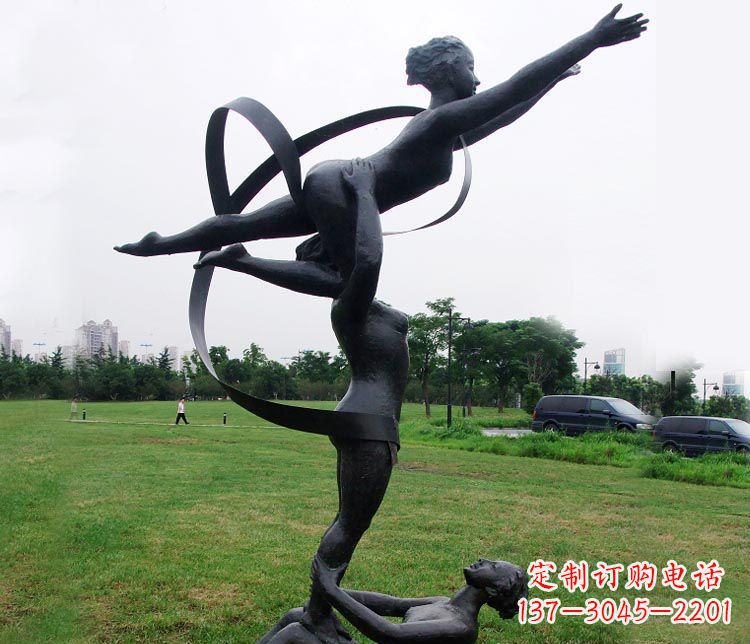 合肥艺术体操运动员雕塑