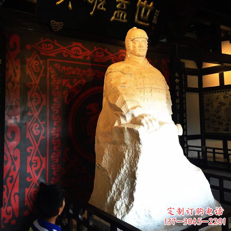 合肥英雄盖世楚霸王石雕像