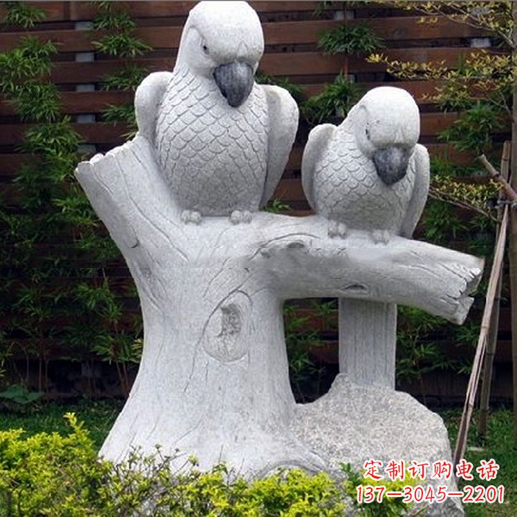 合肥鹦鹉大理石雕塑