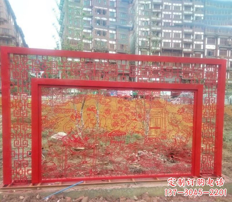 合肥迎春福字剪纸雕塑