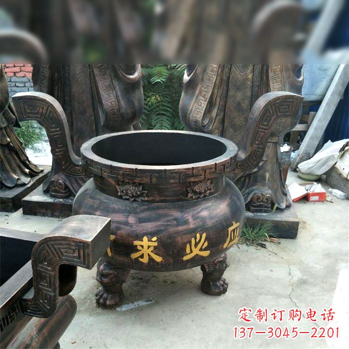 合肥有求必应祈福铜雕香炉