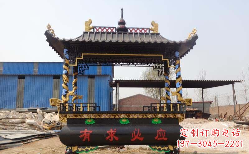 合肥有求必应香炉寺庙铜雕