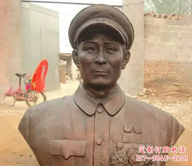 合肥元帅名人胸像铜雕