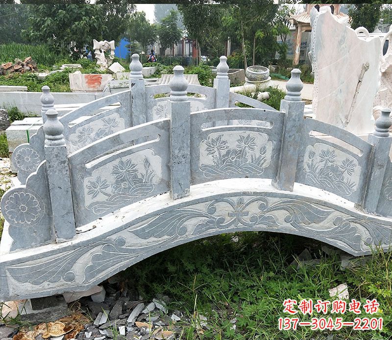 合肥园林仿古石拱桥景观石雕 (3)
