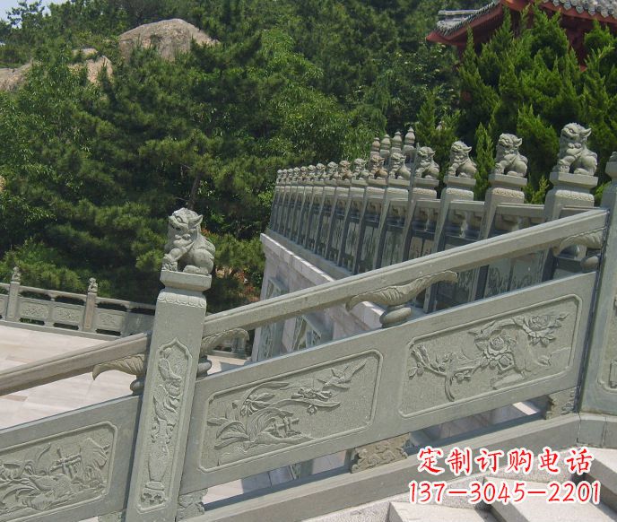 合肥园林仿古石栏板景观石雕 (4)