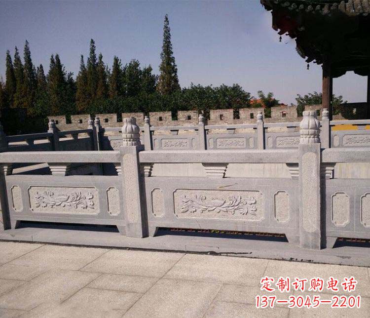 合肥园林仿古石栏板景观石雕 (2)