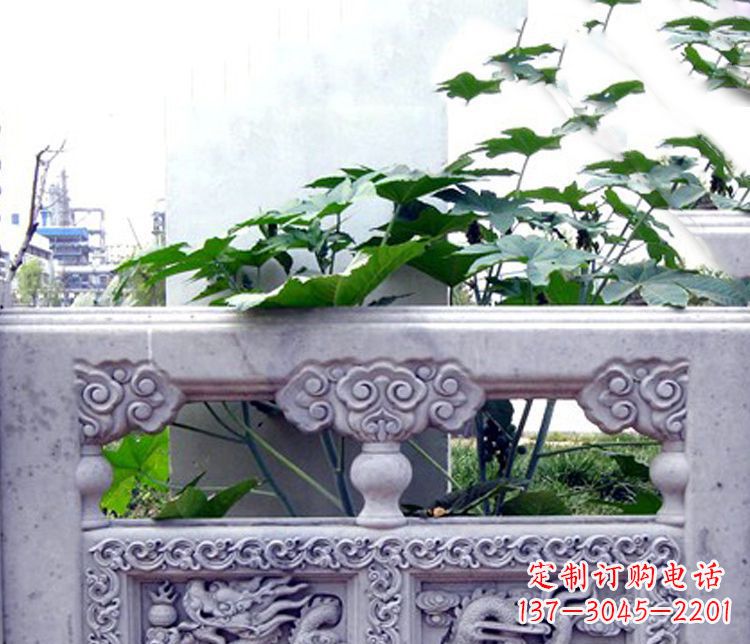 合肥园林仿古石栏板景观石雕 (6)