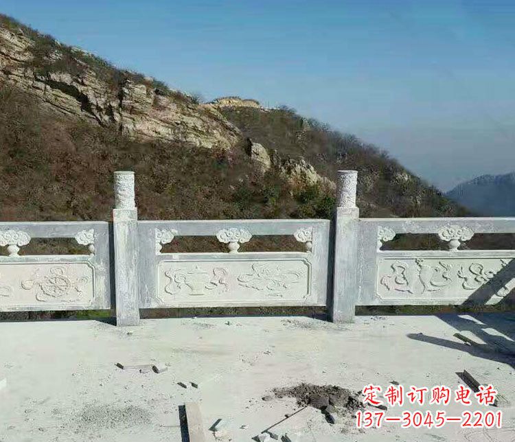 合肥园林仿古石栏板景观石雕_2 (3)