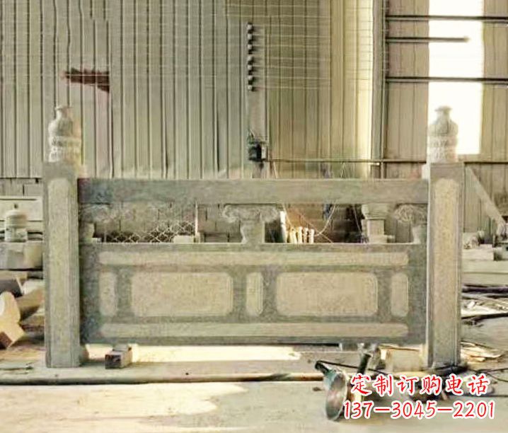 合肥园林仿古石栏板景观石雕_2 (2)