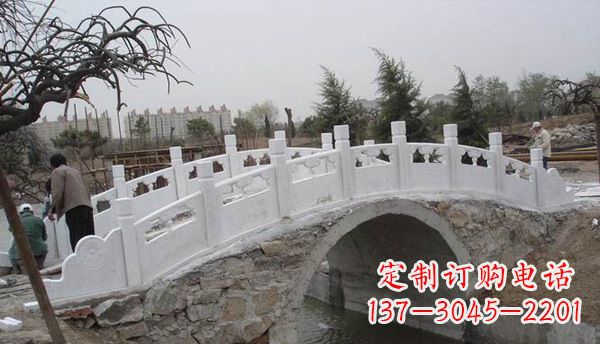 合肥园林汉白玉大桥栏板景观石雕