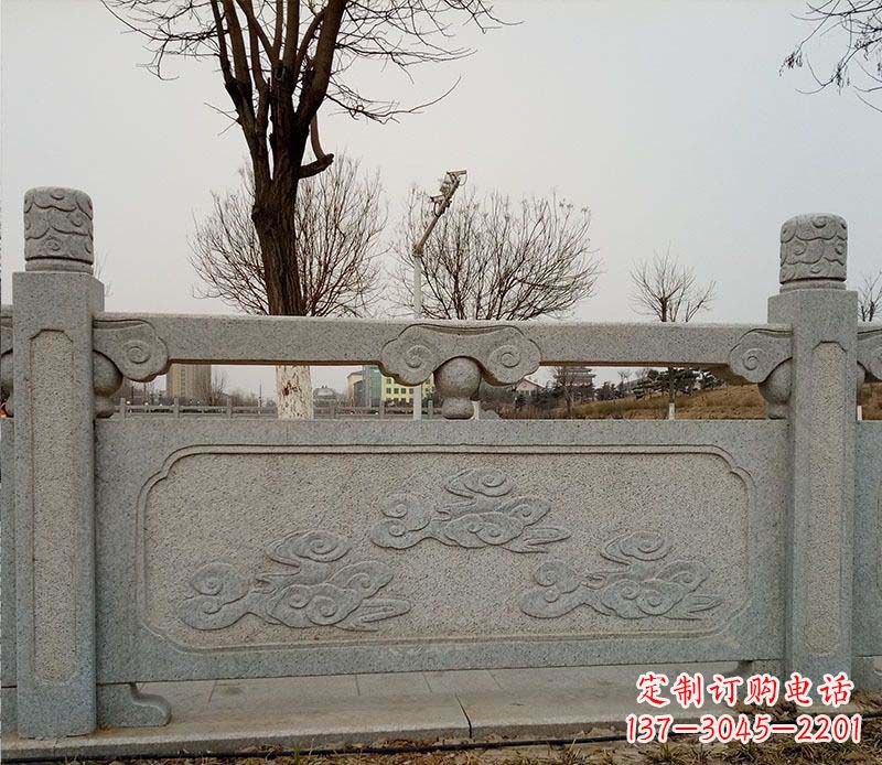 合肥园林护城河石栏板景观石雕