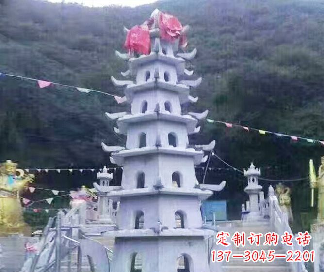 合肥园林景观大理石宝塔石雕