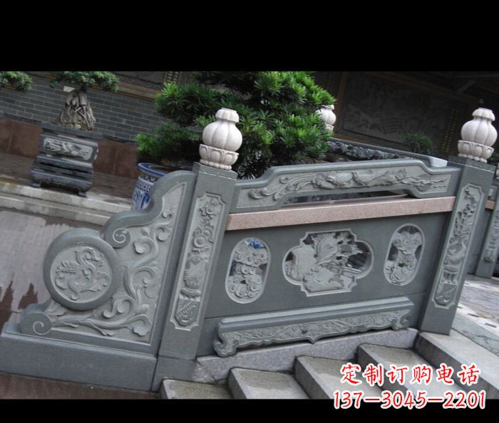 合肥园林景观大理石栏板雕塑 (6)