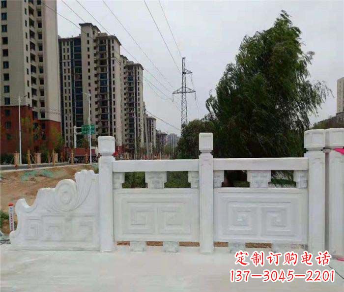 合肥园林景观大理石栏板石雕 (5)
