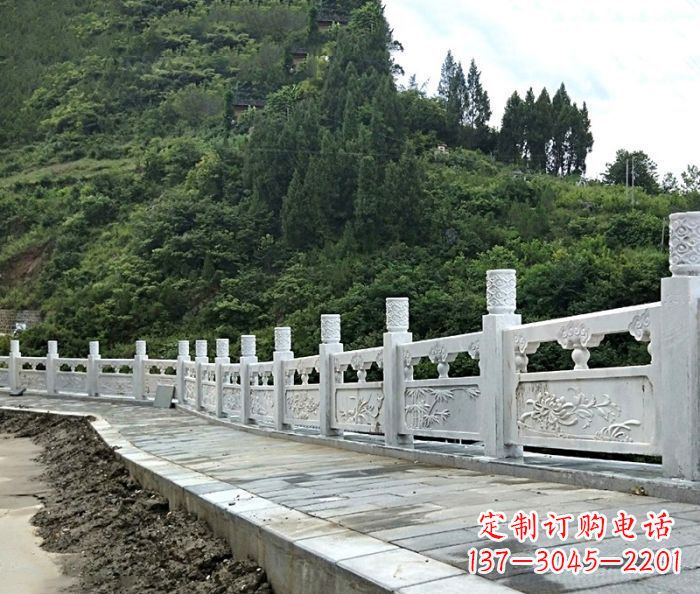 合肥园林景观大理石栏板石雕_2