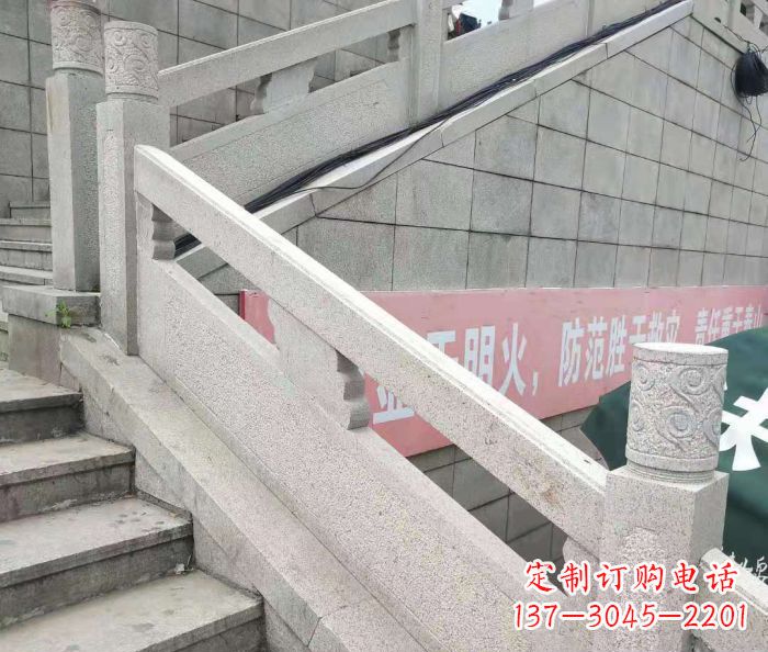 合肥园林景观大理石桥栏板石雕_1 (2)