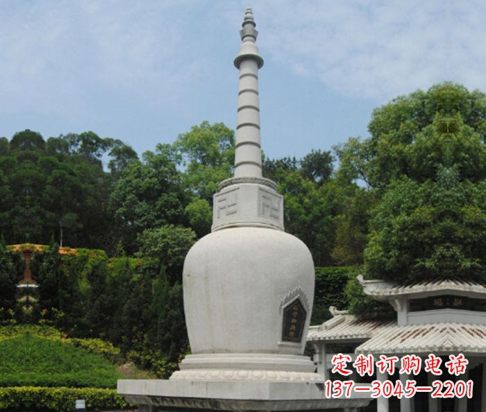 合肥园林景观大理石舍利塔石雕