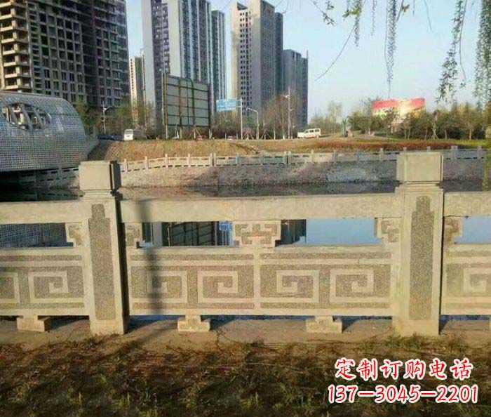 合肥园林景观仿古石雕栏板 (3)