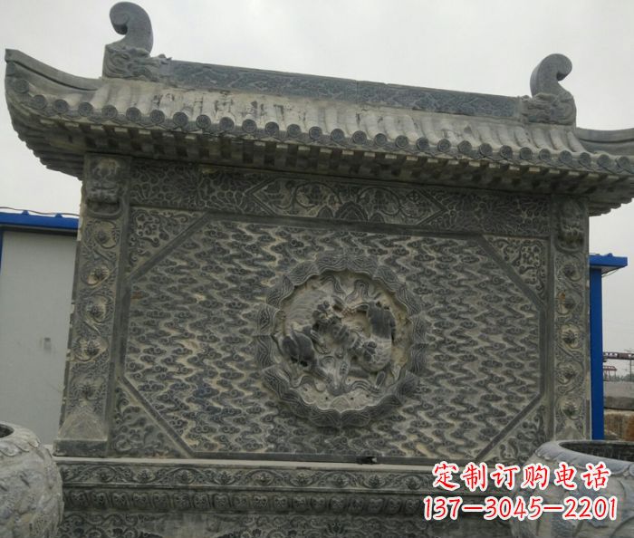 合肥园林景观仿古石雕影壁