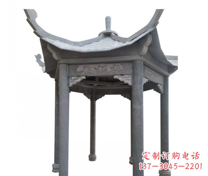 合肥园林景观仿古石雕凉亭 (3)