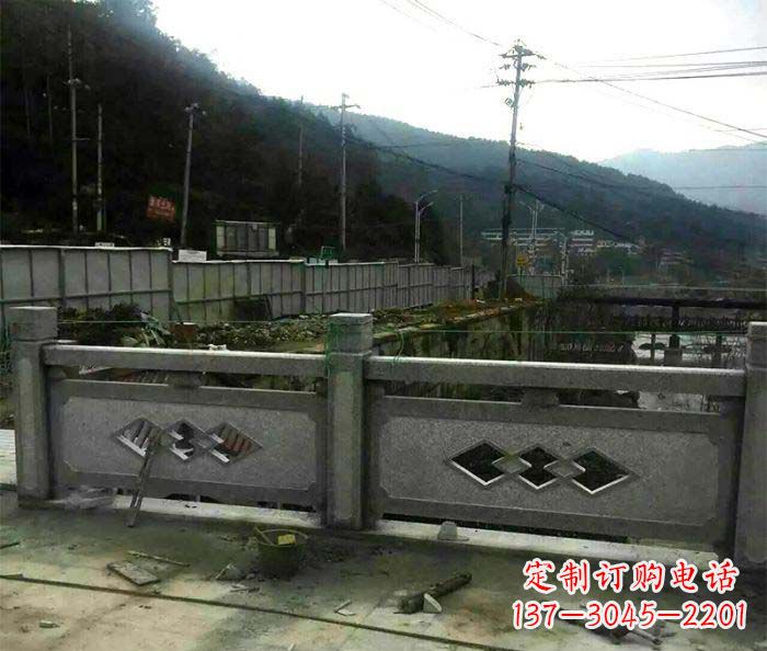 合肥园林景观仿古石浮雕栏板 (2)