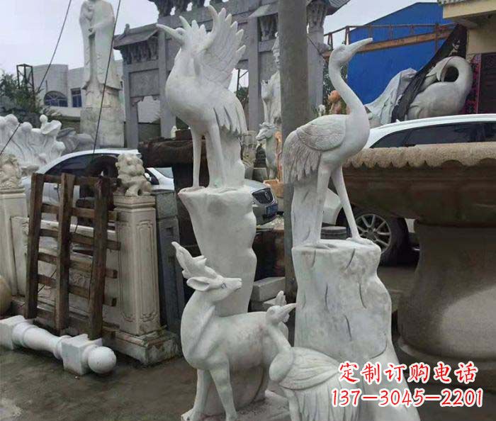 合肥园林景观仙鹤石雕