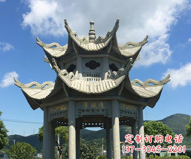 合肥园林凉亭景观石雕