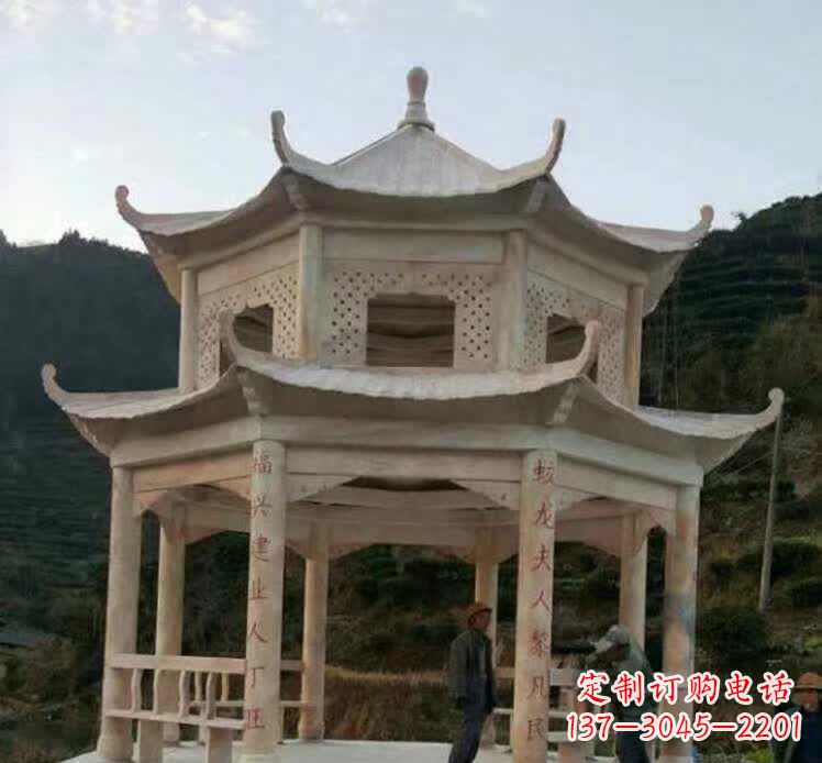 合肥园林石雕凉亭