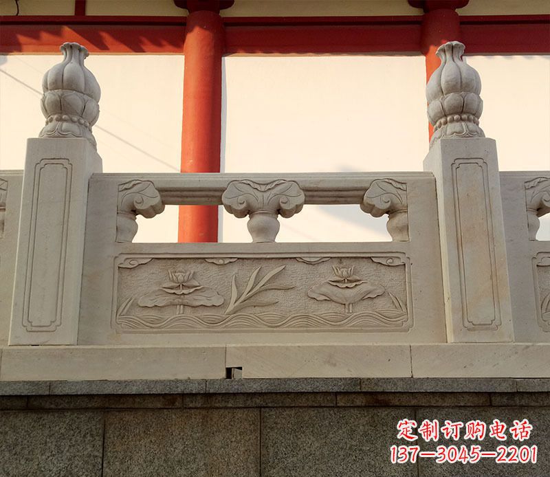 合肥园林石浮雕栏板景观石雕 (2)